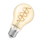 Osram Vintage 1906 LED Classic E27 Birne Fadenlampe Gold 8W 806lm - 922  | Höchste Farbwiedergabe - Dimmbar - Ersatz Für 60W