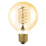 Ledvance Vintage 1906 LED E27 Globe Gold 4.8W 420lm - 822 | Dimmbar - Ersatz für 37W