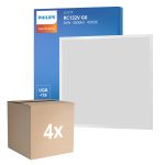 Mehrfachpackung 4x Philips LED Panel CoreLine RC132V 26W 3600lm - 840  | 60x60cm - UGR <19
