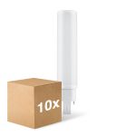 Mehrfachpackung 10x Ledvance Dulux D/E LED 10W - 840  | Ersatz Für 26W