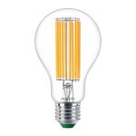 Philips MASTER LED Glühbirne Ultra Efficient E27 Birne Klar 5.2W 1095lm - 840 Kaltweiß | Ersatz für 75W