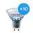 Mehrfachpackung 10x Philips MASTER LED Spot ExpertColor GU10 PAR16 3.9W 280lm 36D - 930 Warmweiß | Höchste Farbwiedergabe - Dimmbar - Ersatz für 35W