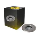 Bodenstrahler Mini Außenlicht Rostfreier Stahl Grau 1W 20lm - 830 Warmweiß 