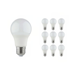 Mehrfachpackung 10x LED E27 Birne Matt 8W 806lm - 840 | Ersatz für 60W