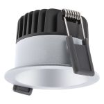 Ledvance Spot LED Foncélight Aluminium Argent 8W 680lm 36D - 930 Blanc Chaud | Diamètre 68mm - IP44 - Meilleur rendu des couleurs - Dimmable