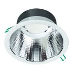 Philips Spot encastrable LED Coreline DN142B Aluminium Blanc 19.2W 2300lm 60D - 840  | Diamètre 200mm - IP20 - UGR<19