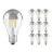 Lot 10x Ledvance CLASSIC LED E27 Poire Filament Claire 6.5W 650lm - 827  | Remplacement 50W