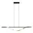 Eglo Suspension Luminaire Conaprato Échantillon Brushed Laiton, Noir 20W 2500lm - 827-840-865 CCT | Dimmable
