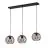 Eglo Suspension Luminaire Almanzora Noir, Cuivre | Convient pour 3x E27