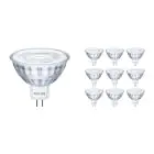 Lot 10x Philips Corepro LED Spot GU5.3 MR16 4.4W 345lm 36D - 827 Blanc Très Chaud | Équivalent 35W