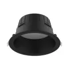 Spot Encastrable LED Profond Encastré Noir 9W 900lm - 827-840 CCT | 146mm - Diamètre 120mm