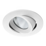 Spot LED Aqua inclinable ignifugé Blanc 6W 400lm 36D - 927 Blanc Très Chaud | Diamètre 92mm - IP65 - Meilleur rendu des couleurs - Dimmable