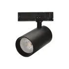 Spot LED sur rail Spot Noir 30W 1760lm 36D - 930-957 Accordable Blanc | Meilleur rendu de couleur